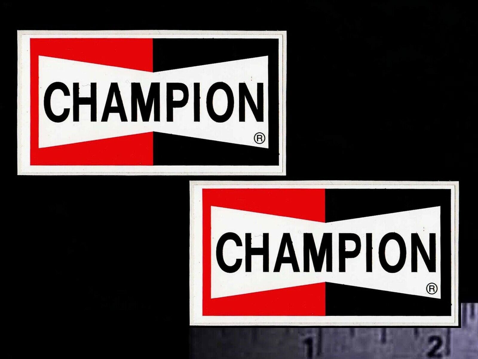 

Оригинальные винтажные наклейки/наклейки для x2 CHAMPION 70s 80s Racing