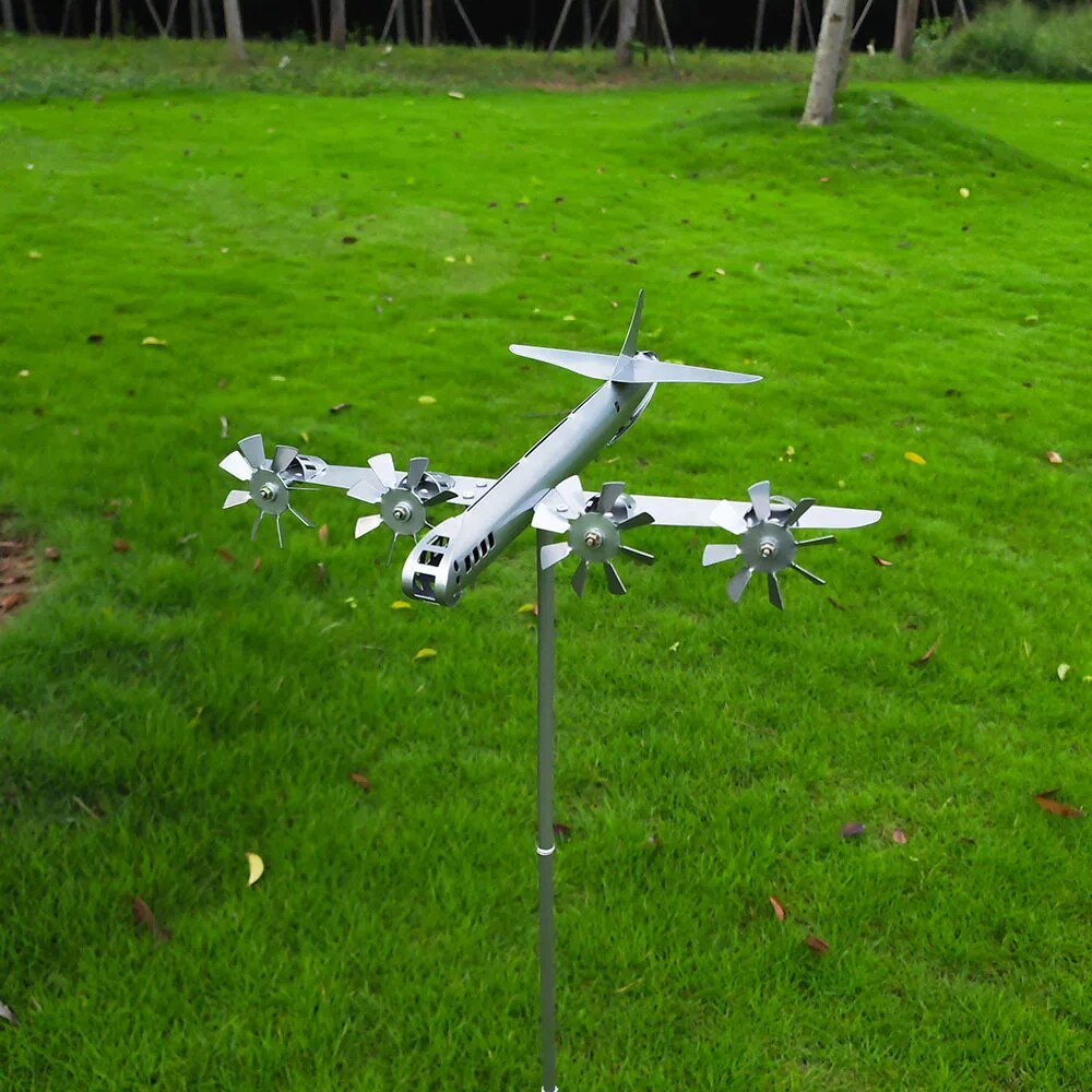 

Металлический ветряный самолет Airplane Wind Spinner