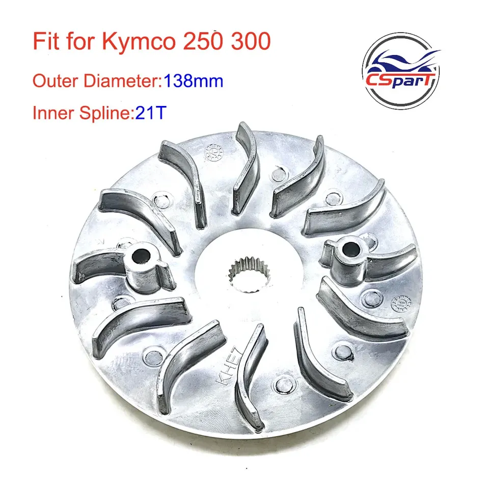 

Вентилятор вариатора 138 мм 21 т для вариатора Kymco Grand Dink 250 300 Maxxer 250 300 MXU 250 300 22110-KHE7-900 22102-KHE7-900