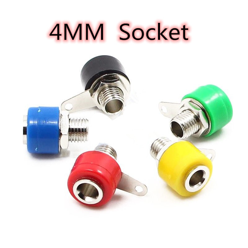 

10PCS 4mm Банановый штепсель адаптер клемма Банановый штепсель
