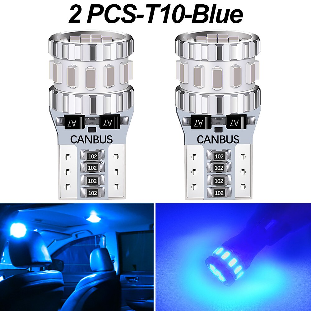 

2x светодиодные фонари, T10 W5W CANBUS без ошибок, 12 В, светодиоды, Автомобильный интерьер, номерные знаки, индикатор, дневные ходовые огни, DRL авто