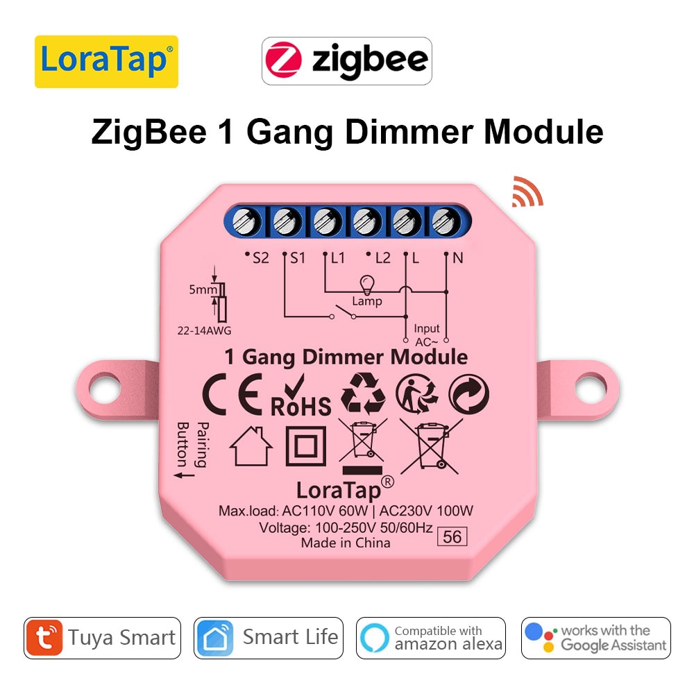 

LoraTap Tuya Smart Life ZigBee Wi-Fi модуль выключателя света