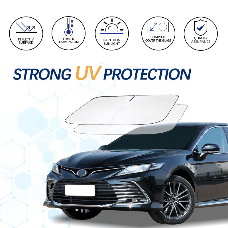 

Солнцезащитный козырек на лобовое стекло автомобиля для Toyota Camry солнцезащитный козырек для лета складные блоки Защита от УФ-лучей аксессуары