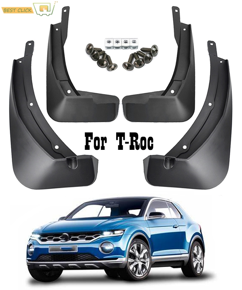 

Комплект брызговиков для VW T-ROC T Roc TRoc 2017 2018 2019, брызговики, брызговики, передние и задние формованные автомобильные аксессуары