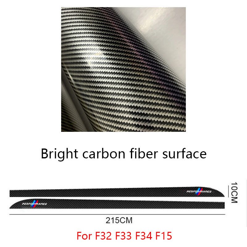 

Для BMW E90 E92 E93 F20 F21 F30 F31 F32 F33 F34 F15 F10 F01 F11 F02 G30 M Performance Боковая юбка Пороги Полоса Кузов Наклейки Наклейка