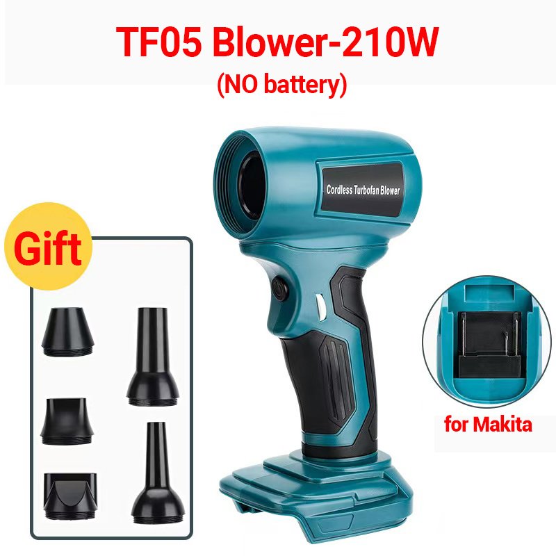 

Бесщеточный струйный вентилятор для Makita/Bosch/Dewalt/Milwaukee/Ryobi 18-20 В