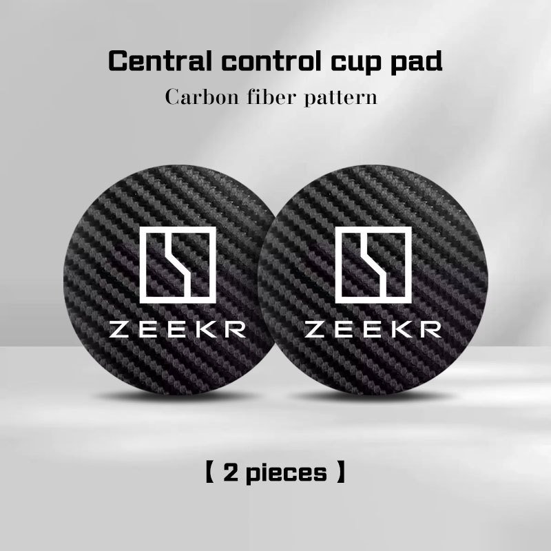 

Автомобильный коврик Coastster из углеродного волокна для Zeekr 001 007 Zeekr X 009 zeekr 7X 2023 2025 2024, подстаканник для бутылок, нескользящие подушечки, аксессуары