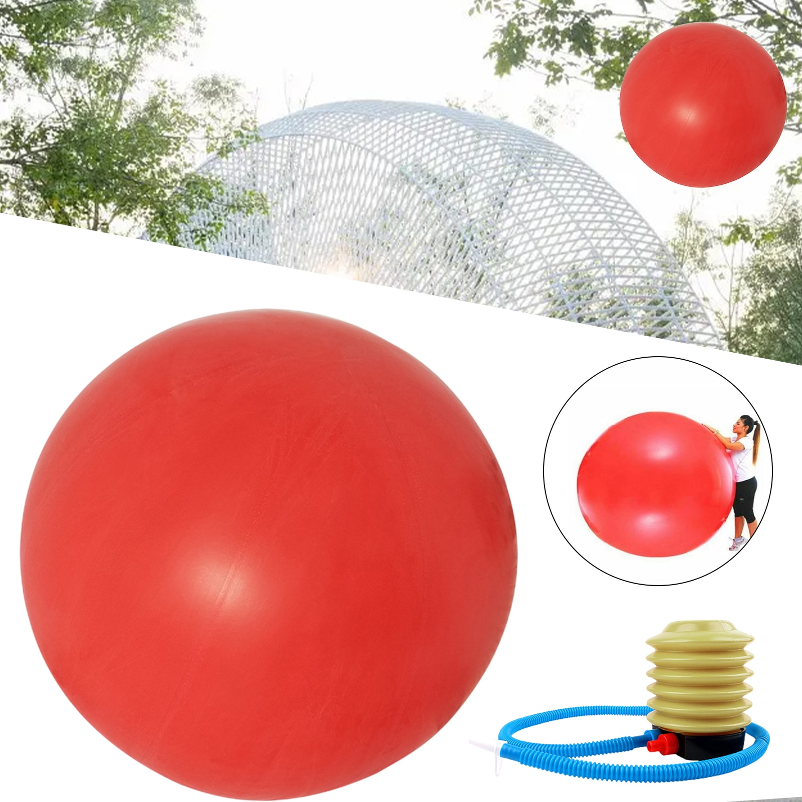 

Гигантский круглый латексный шар Inflata 72 дюймов