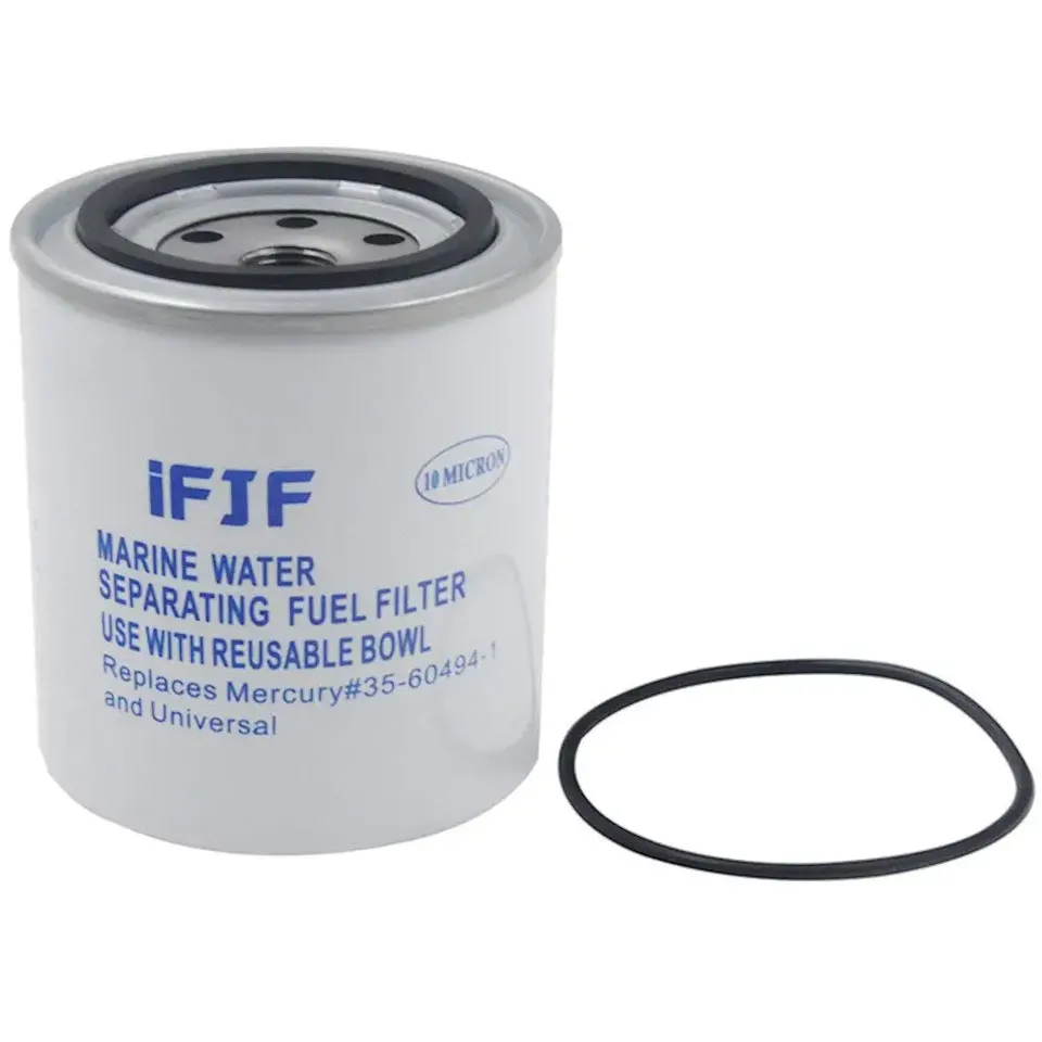 

Элемент фильтра для топливной воды iFJF S3213 с уплотнительным кольцом подходит для 2,5-дюймовых подвесных моторов NPT Marine 35-3/8-1