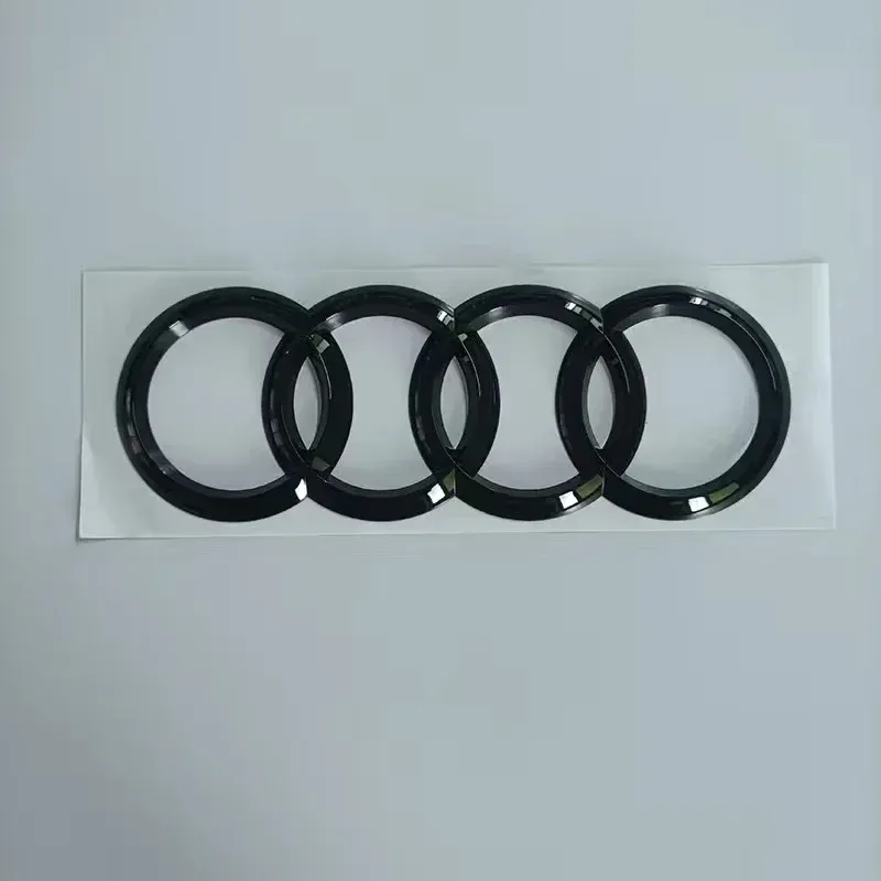 

Для AUDI S3 2010-2020 4-кольцевой логотип ABS черный автомобильный капот передняя решетка эмблема задний багажник значок наклейка S3 Audi спортивная наклейка