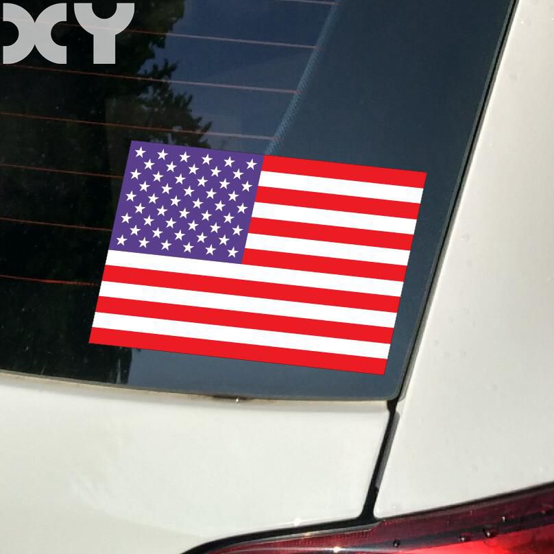 

Американский флаг США виниловые наклейки Стикеры для автомобиля окна грузовика бампера большой комплект мотокросса мотоцикла скейта доски