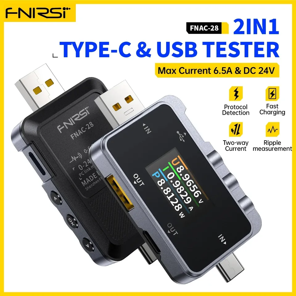 

FNIRSI FNAC USB-тестер 28