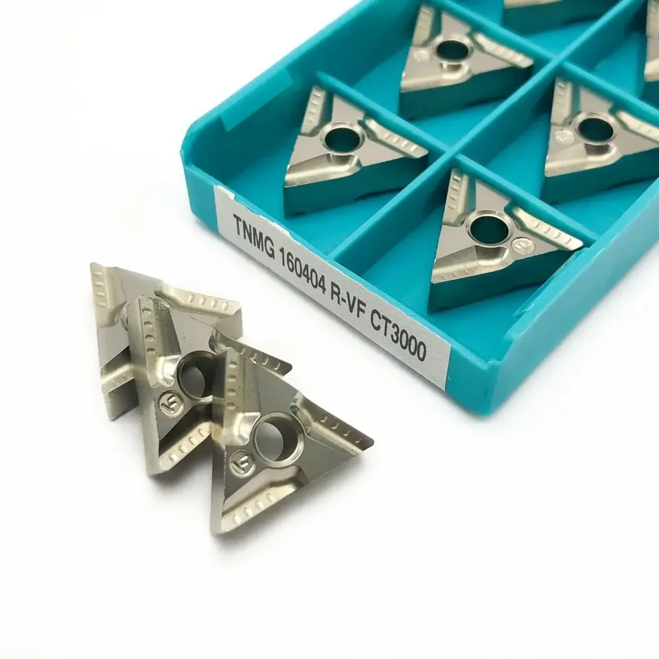 

TNMG160408 TNMG160404 R/L VF CT3000 Твердосплавные вставки Внешние токарные инструменты для обработки стали Токарные инструменты Станок Лезвие