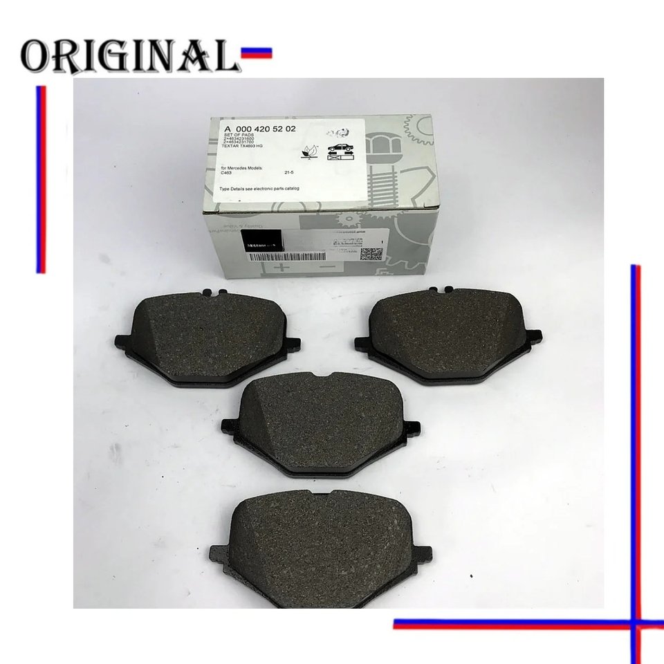 

A 0004205202 Комплект задних тормозных колодок для Mercedes Benz W463 AMG G63 E250 OE A 0004203705 Новые оригинальные запасные части для обслуживания автомобиля