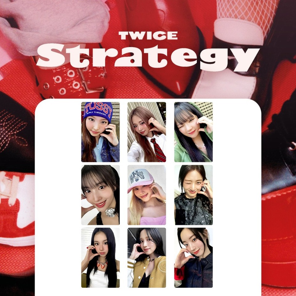 

Kpop Twice 14-й мини-альбом Стратегическая фотокарта