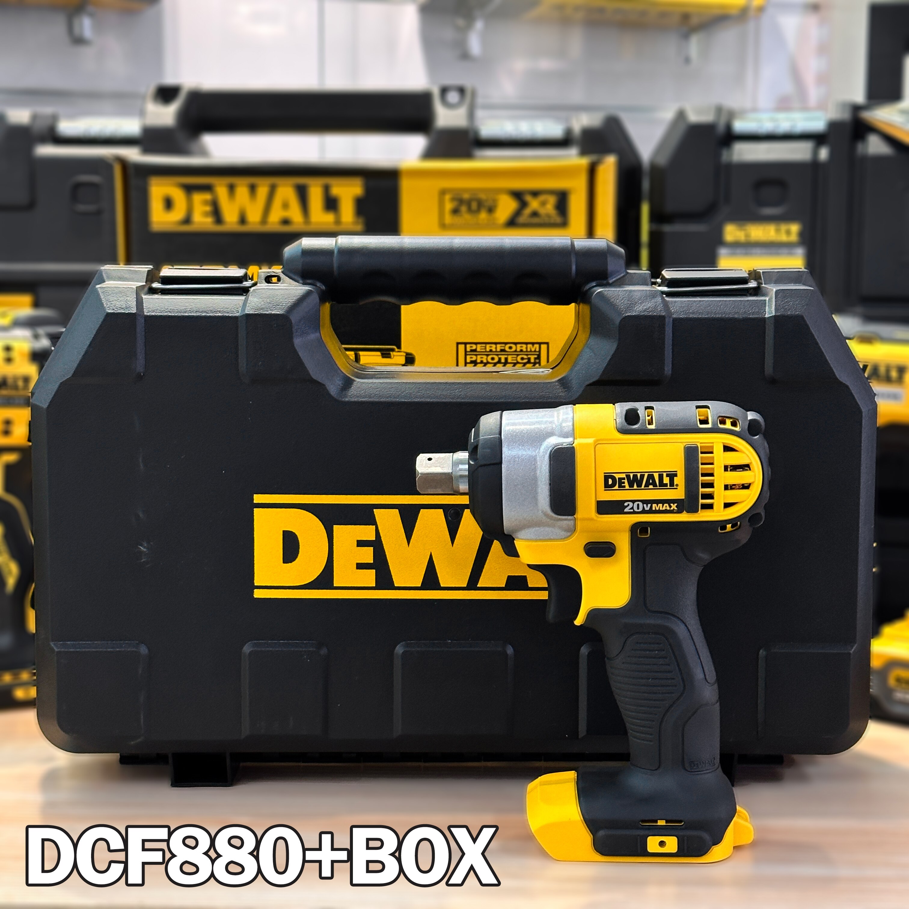 

Ударный гаечный ключ DEWALT 20 в DCF880, 2300 нм, об/мин