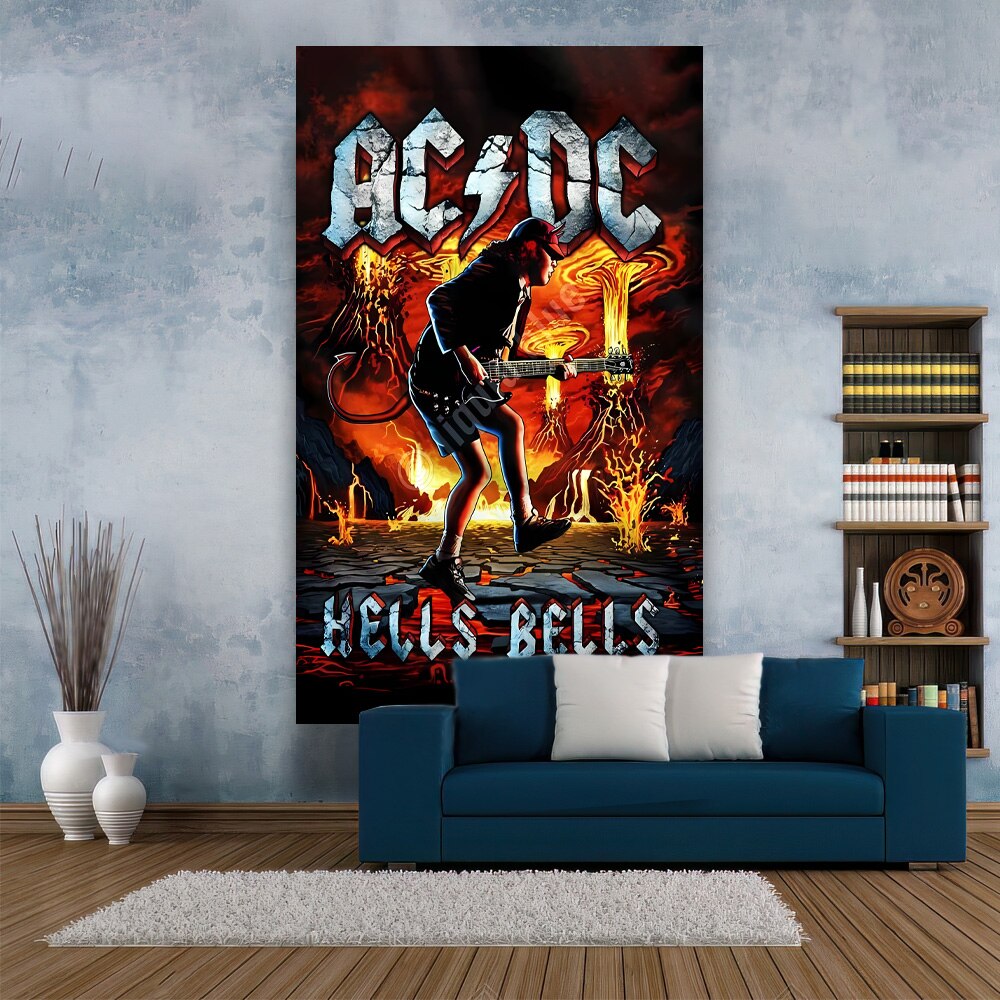 

Плакат AC/DC 100% полиэстер