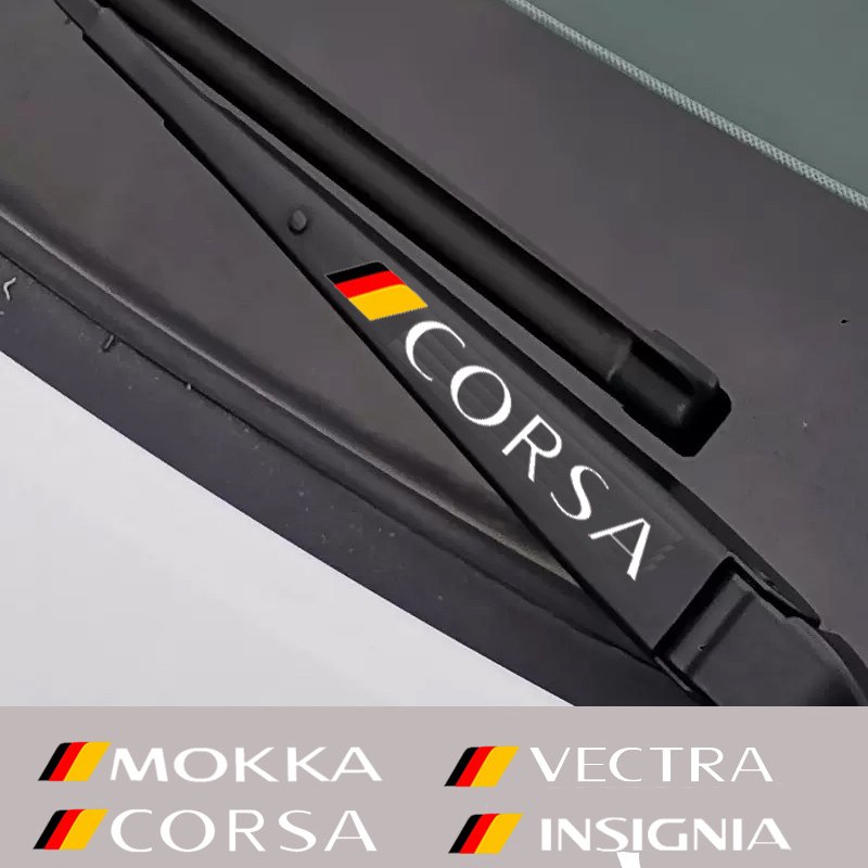 

4 шт., автомобильные наклейки на лобовое стекло для Opel OPC Astra J H G K Insignia Corsa D B E Mokka Vectra Meriva, автомобильные аксессуары
