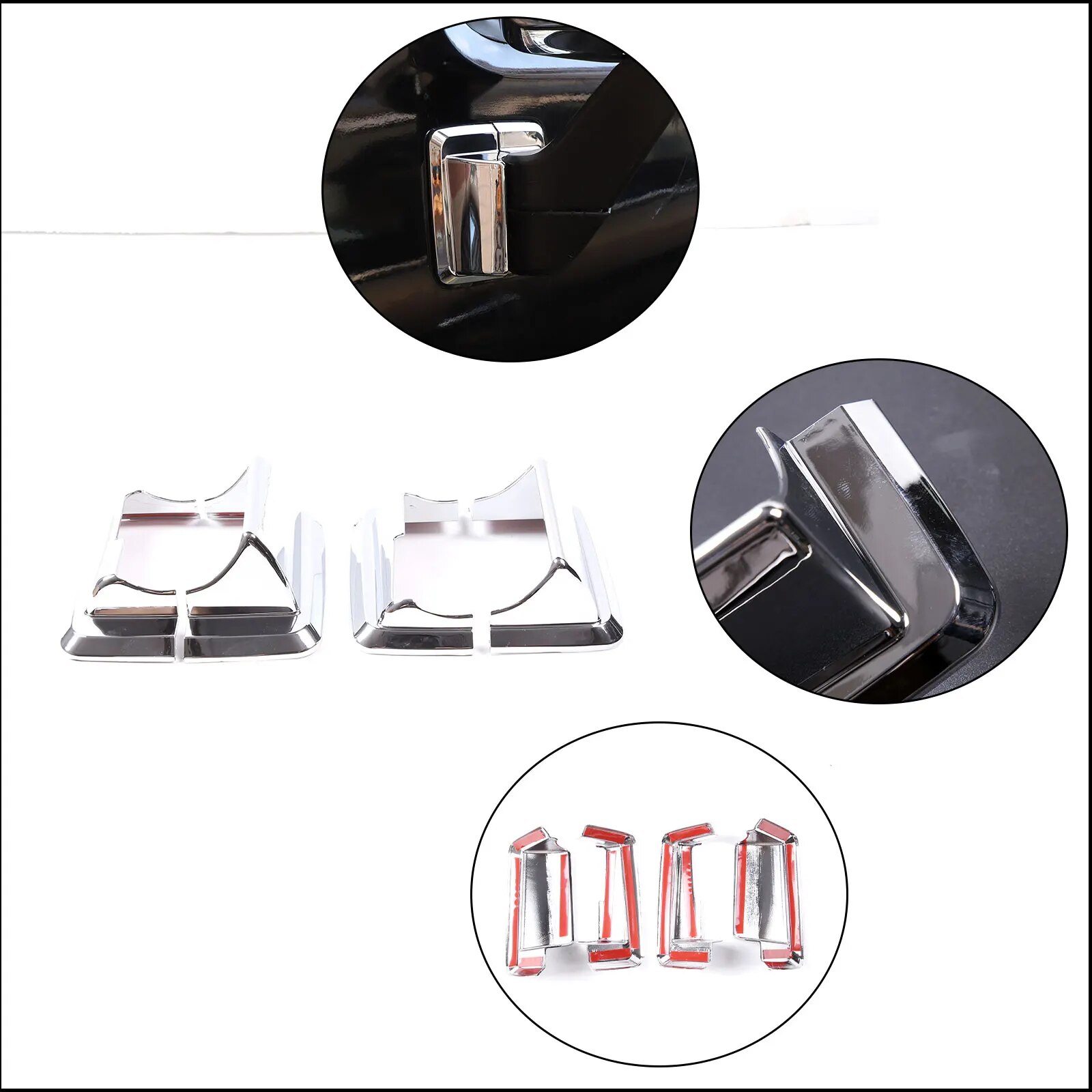 

ABS глянцевый комплект Автомобильный капот, решетка вентиляционного отверстия, отделка крыла для Hummer H3 2005-2009, передняя противотуманная фоторамка, задняя крышка