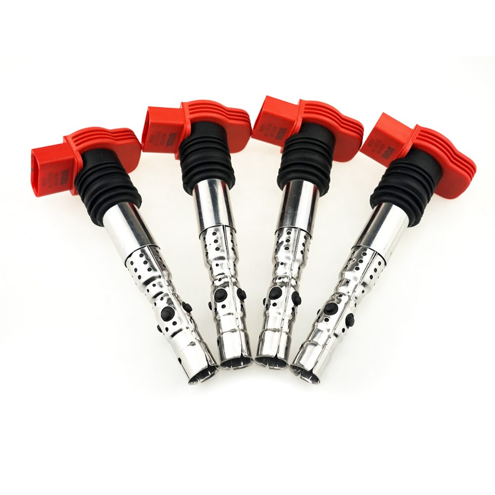 

4 катушки зажигания для Audi A4 (8E2 B6) 3,0 2000-2005 B7 2004-2008 A6 C5 A8 4E2 4E8 2002-2010 06C 905115 A 06C 905115 Б УФ483 С1447