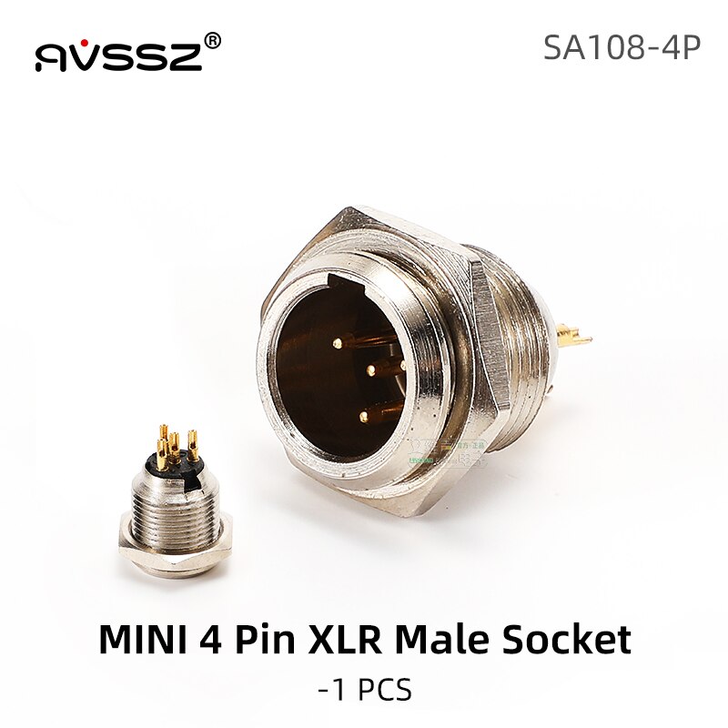 

AVSSZ Мини XLR разъем 3/4 контакта