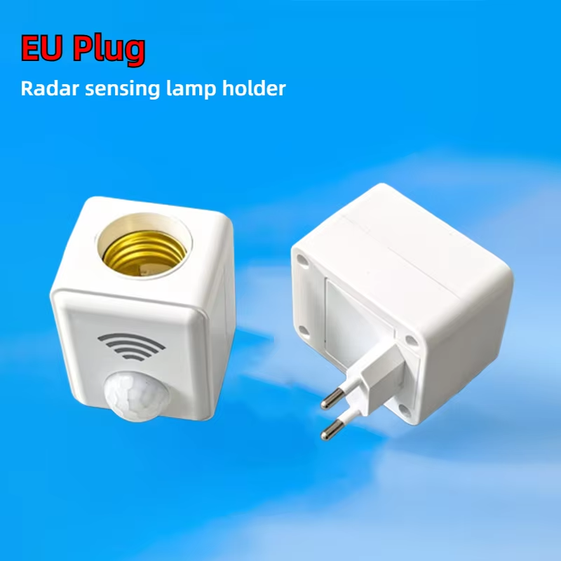

AC85-265V Настенный светодиодный инфракрасный датчик человека Держатель лампы Интеллектуальная задержка E27 Винтовой порт Датчик Адаптер головки лампы Светодиодная лампа