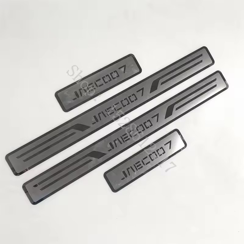 

Автомобильные аксессуары для Chery Jaecoo J7 2023 2024 2025, накладка на порог, защита из нержавеющей стали, наклейка на педаль удара, Стайлинг