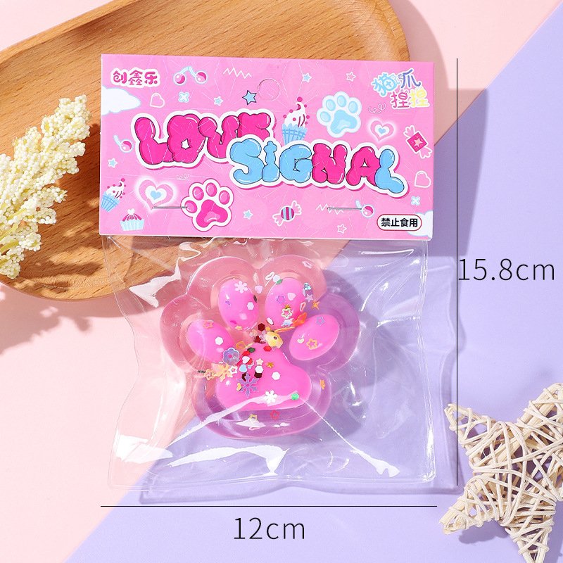 

Kawaii кошачья лапа, игрушка-непоседа, мультяшная мягкая игрушка для снятия стресса с декомпрессией, медленный отскок, игрушка для взрослых и детей