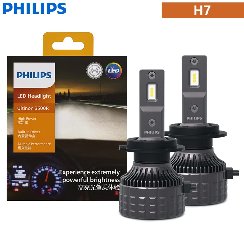 

Лампы Philips Ultinon 3500R светодиодный H4 H7 H11 HB3 HB4 HIR2, 30 Вт, 6500 лм