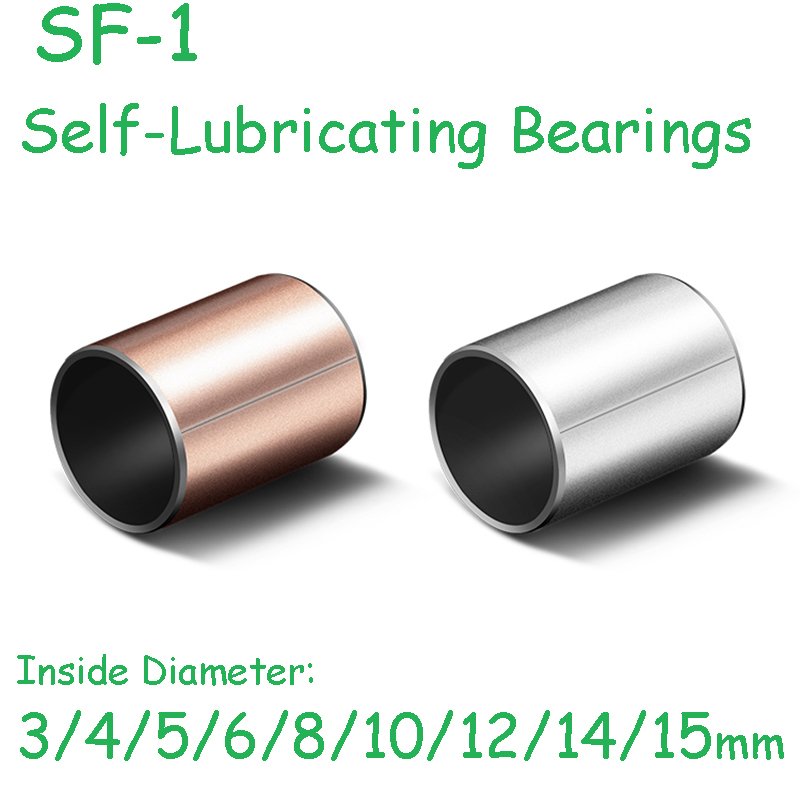 

1/2/5/10 шт. безмасляный подшипник ID 3/4/5/6/8/10/12/14/15 мм композитный подшипник самосмазывающийся подшипник втулки из углеродистой стали