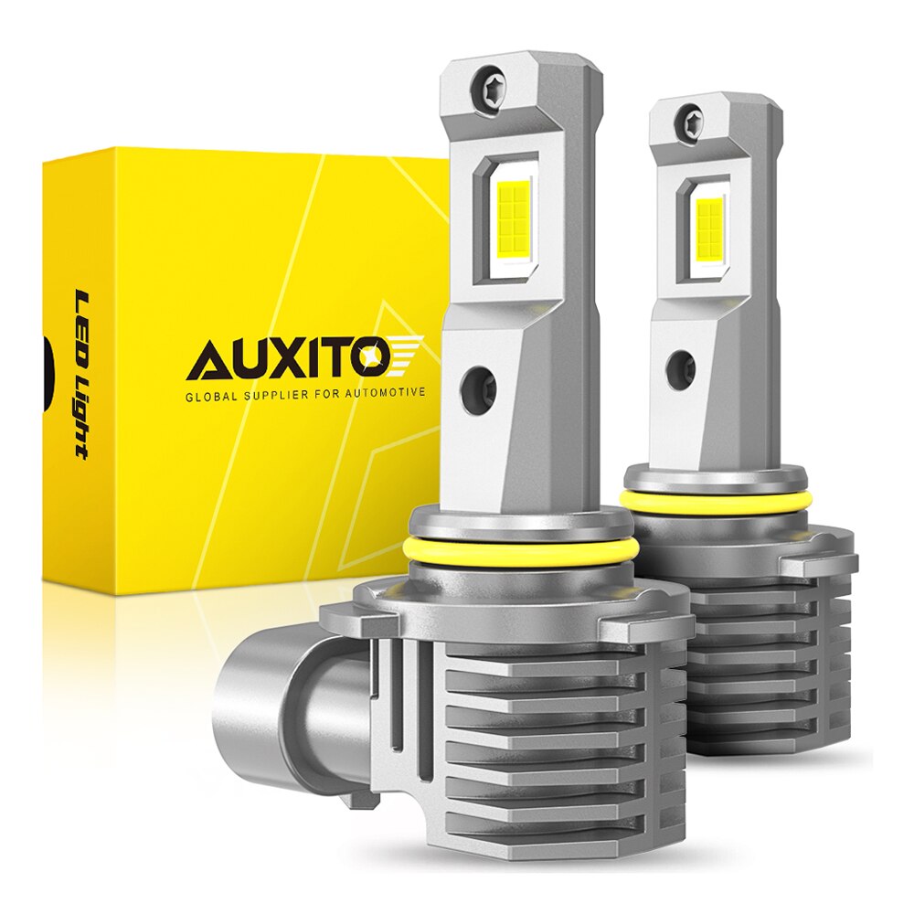 

AUXITO 2 шт. супер яркие 9005 светодиодные фонари HB3 HB4 9006 H11 H8 безвентиляторная лампа для фар автомобиля противотуманная фара 12 В белый