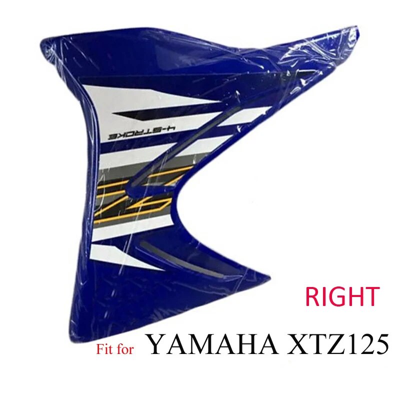 

Чехлы для кузова мотоцикла Yamaha XTZ125 Jianshe, боковые панели, защитный бак, левый/правый оригинальные пластиковые детали, синий, белый