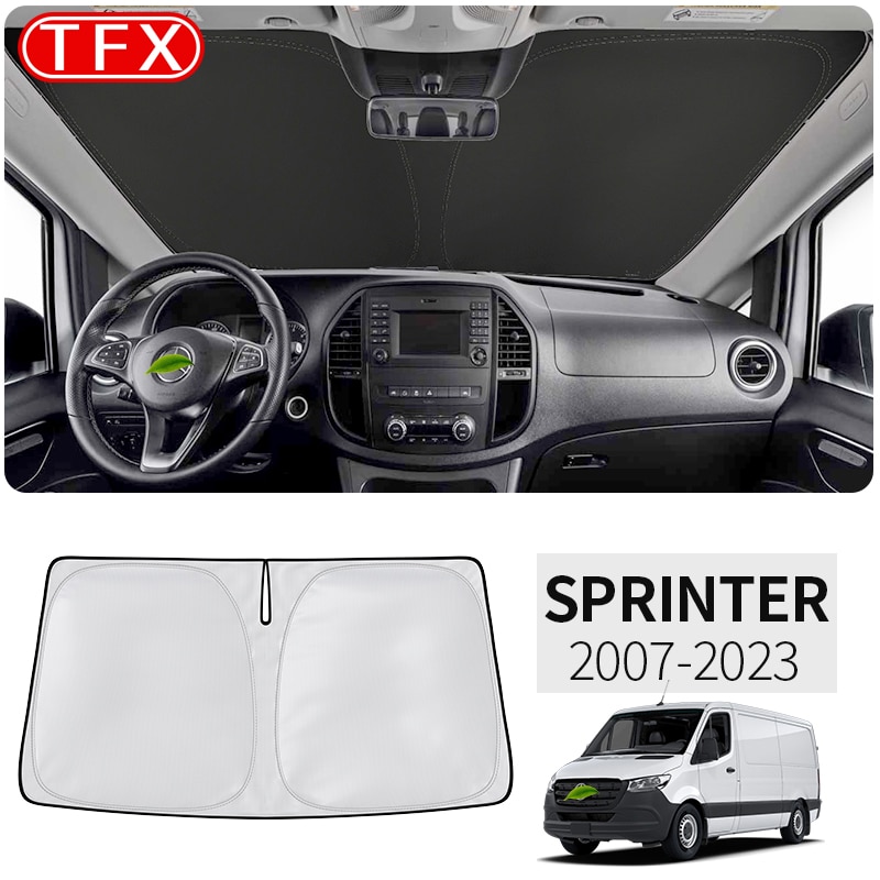 

Для Mercedes Benz Sprinter 2007-2023 автомобильный наноизоляционный козырек на лобовое стекло солнцезащитный козырек на переднее окно козырек авто аксессуары для интерьера