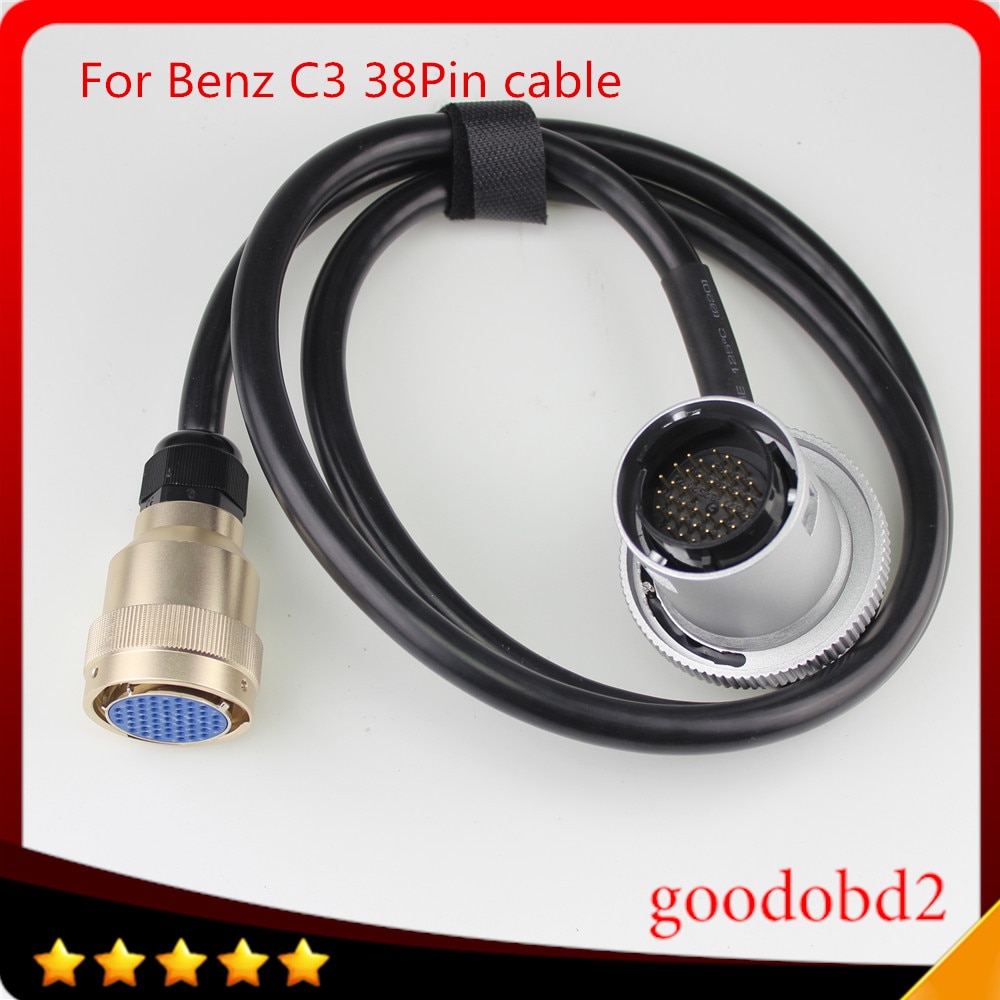 

Диагностический кабель для benz 38pin MB Star C3, Диагностический мультиплексор, компактный интерфейс 3, диагностический инструмент для грузовика 38P, 38-pin, соединительный кабель порта