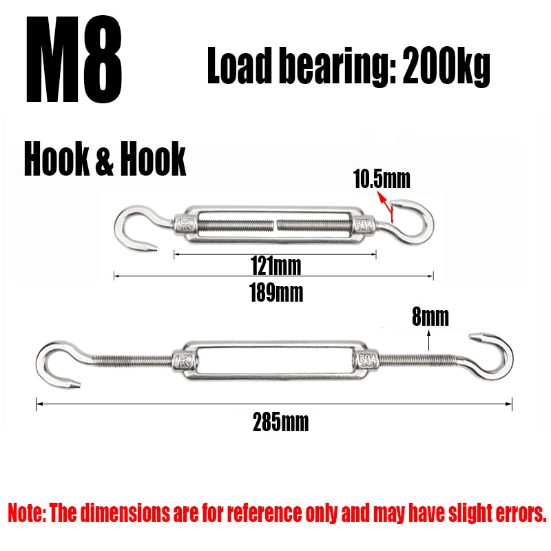 

Натяжитель троса из нержавеющей стали M4-M8