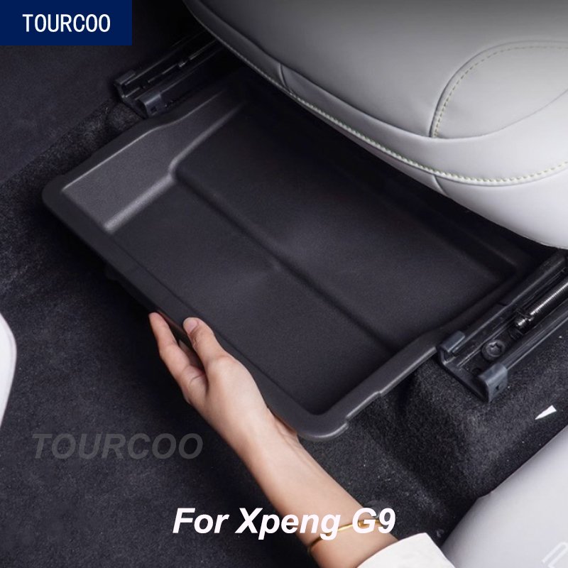 

Для Xpeng XiaoPeng G9 2022-2024 коробка для хранения под главным сиденьем водителя модифицированные аксессуары для интерьера