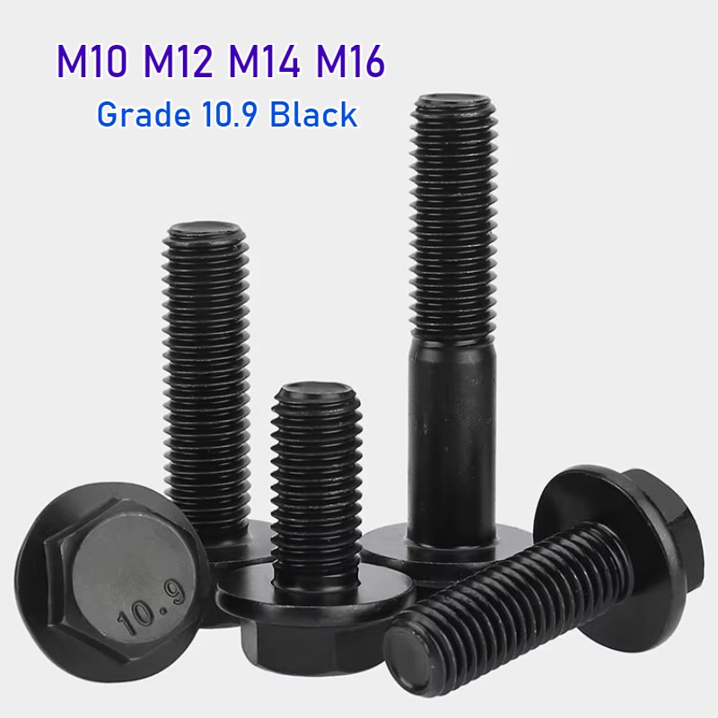 

Huiruixin Фланцевые болты M10 M12 M14 M16 черные