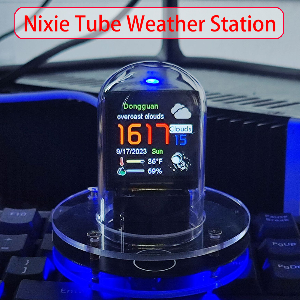 

isfriday Настольные часы Nixie Tube Clock Smart Wifi Glow