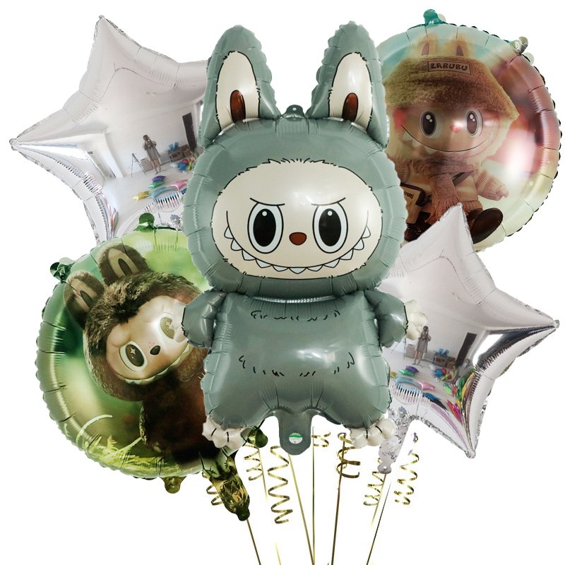 

Набор фольгированных шаров Disney Labubu 5шт