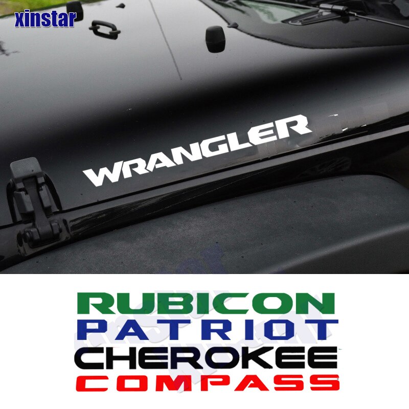 

Наклейка на головку автомобиля 2 шт. для Jeep Wrangler JK JL TJ YJ Commander TRAILHAWK COMPASS PATRIOT CHEROKEE RUBICON Sahara