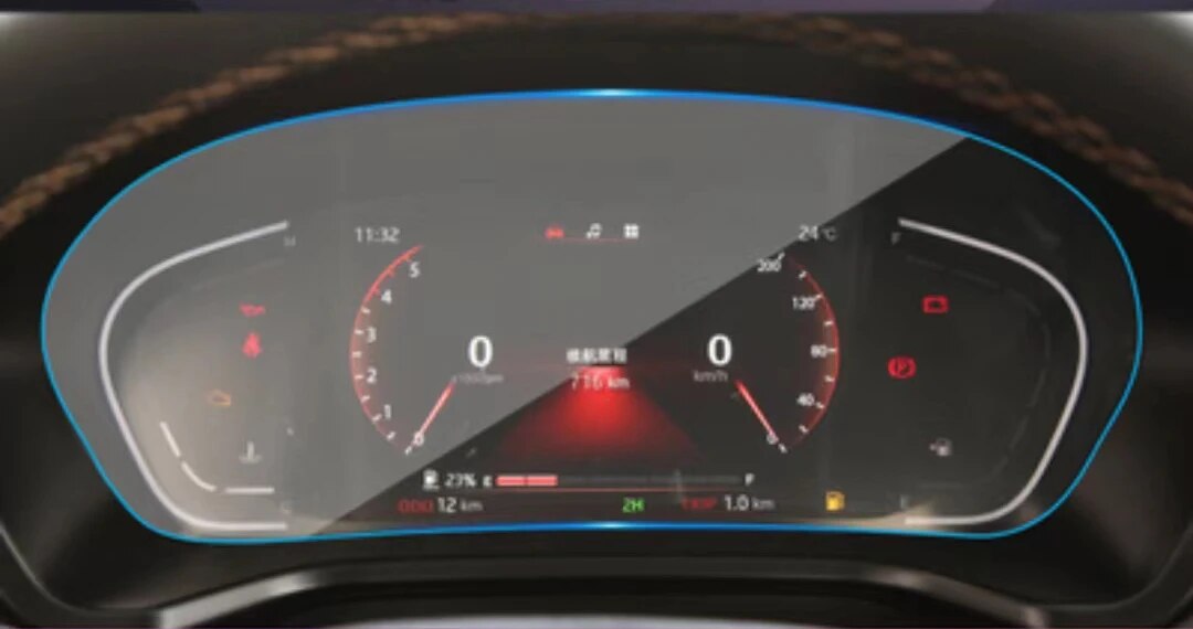 

ЖК-дисплей 2021 дюйма для JAC T8 PRO 10,4, автомобильное радио, gps-навигация, закаленное стекло и защитная пленка из ТПУ для экрана приборной панели