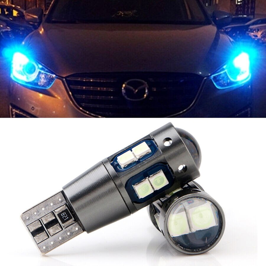 

2 шт. T10 10SMD 3030 W5W светодиодный Canbus безошибочный автомобильный боковой клиновой светильник