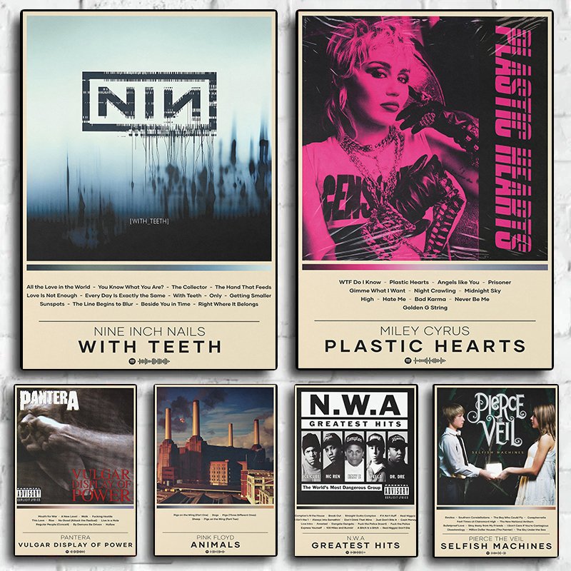 

Печать на холсте Nine Inch Nails Outkast PPink-Floyd