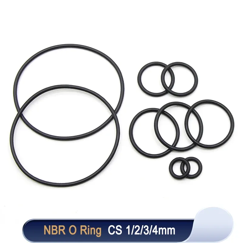 

Уплотнительные кольца из нитрила, черные, CS 1 2 3 4mm, 50 шт.
