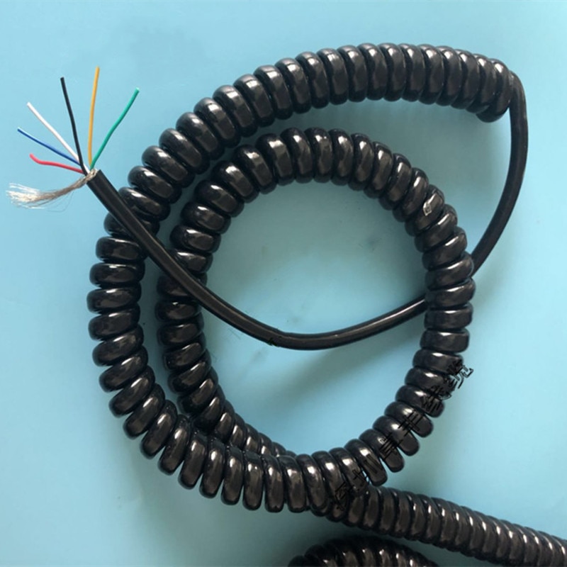 

MYYONG Пружинный экранированный кабель 6 жил 22awg