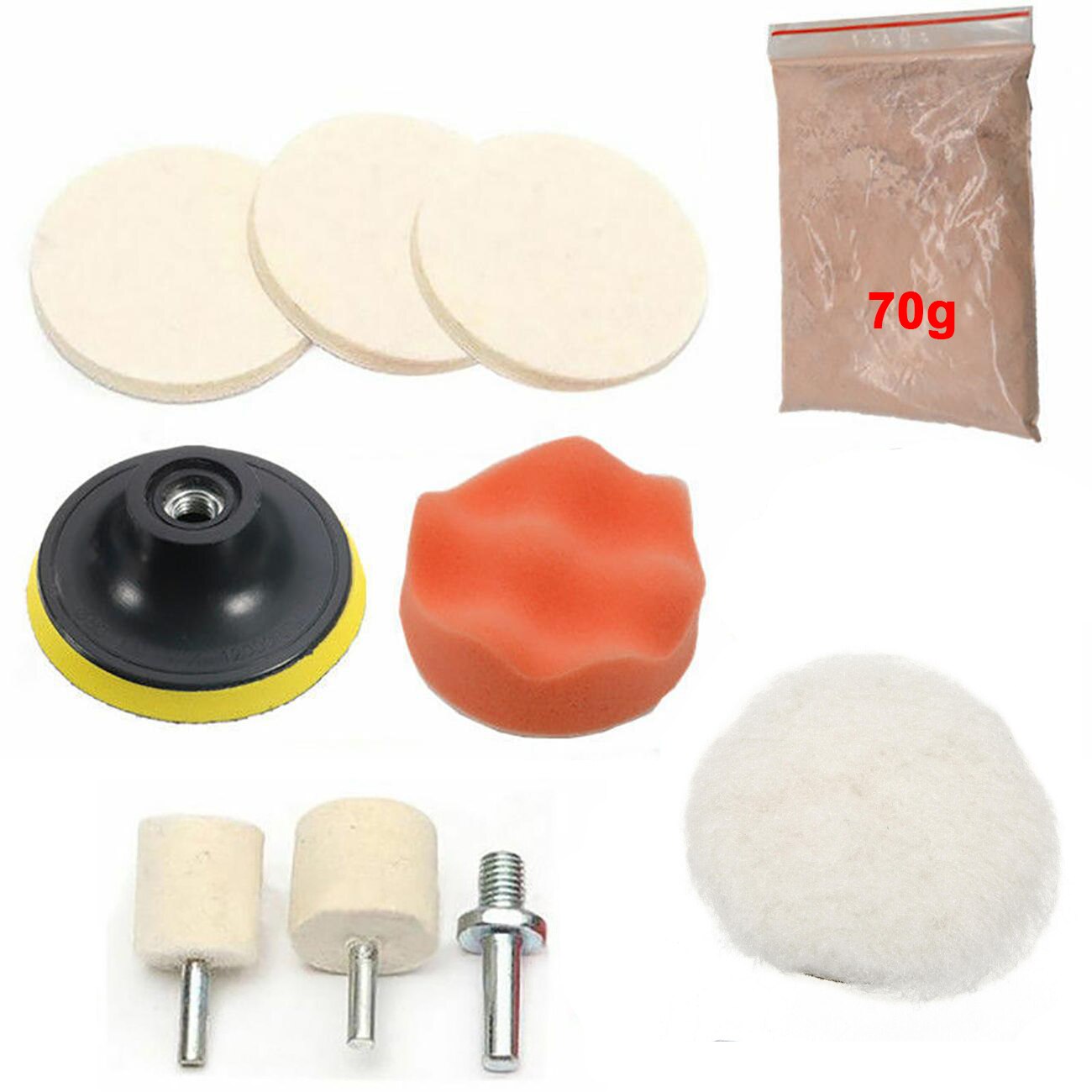 

Набор для полировки автомобильного стекла, лобового стекла, лобового стекла, ноутбука с полировочным порошком, инструмент для ремонта автомобиля