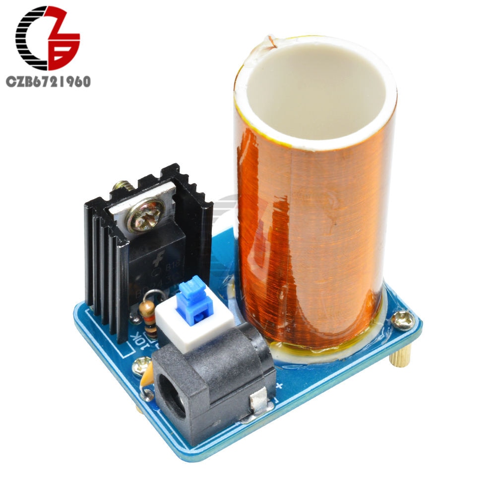 

BD243 9V 12V Mini Tesla катушка дуговой зажигания свет er пластик беспроводной трансистор DIY наборы для светодиодсветильник подсветки динамик умная электроника