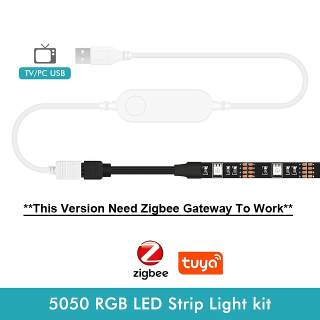 

Smart LED лента Gleco RGB DC5V 5050