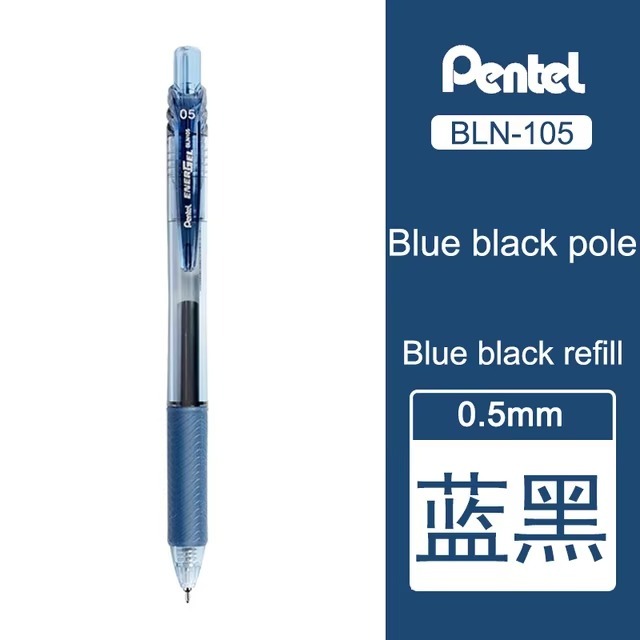 

Японская Гелевая Ручка Pentel Energel BLN-105, Быстросохнущая Полутонкая Ручка 0,5 Мм, Школьные Канцелярские Принадлежности