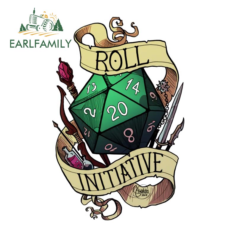 

EARLFAMILY 13 см x 8,5 см в рулоне, наклейки на автомобиль с изображением подземей и драконов, наклейки с окклюзией и защитой от царапин и солнца, Защитная Наклейка на дверь автомобиля